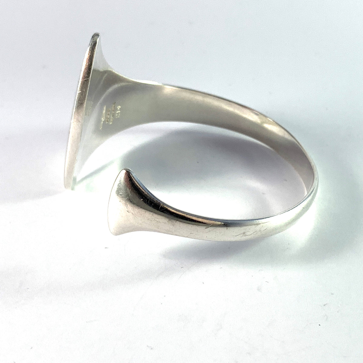 Bent Gabrielsen for Hans Hansen, Denmark 1960s Sterling Silver Bracelet. Design 214
