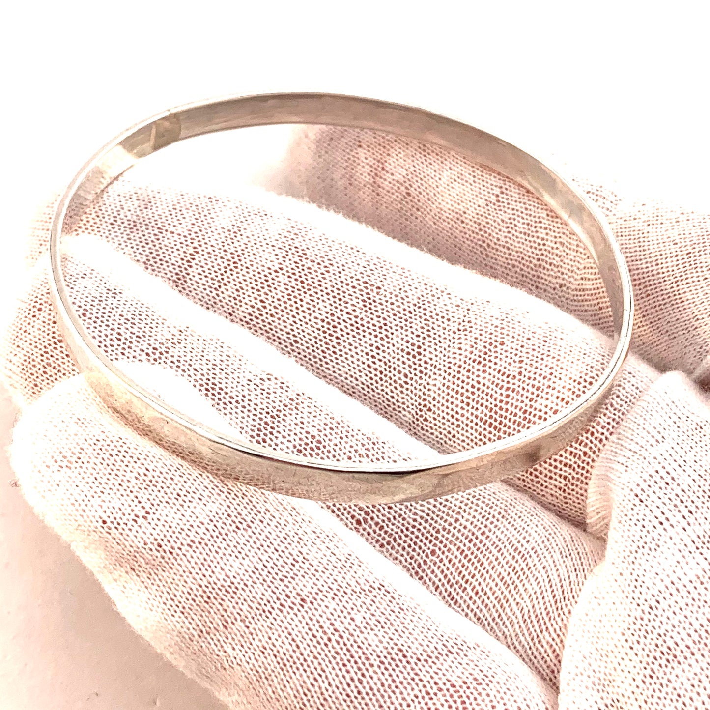 Rey Urban, Sweden 1957 Vintage Sterling Silver Bangle Bracelet.