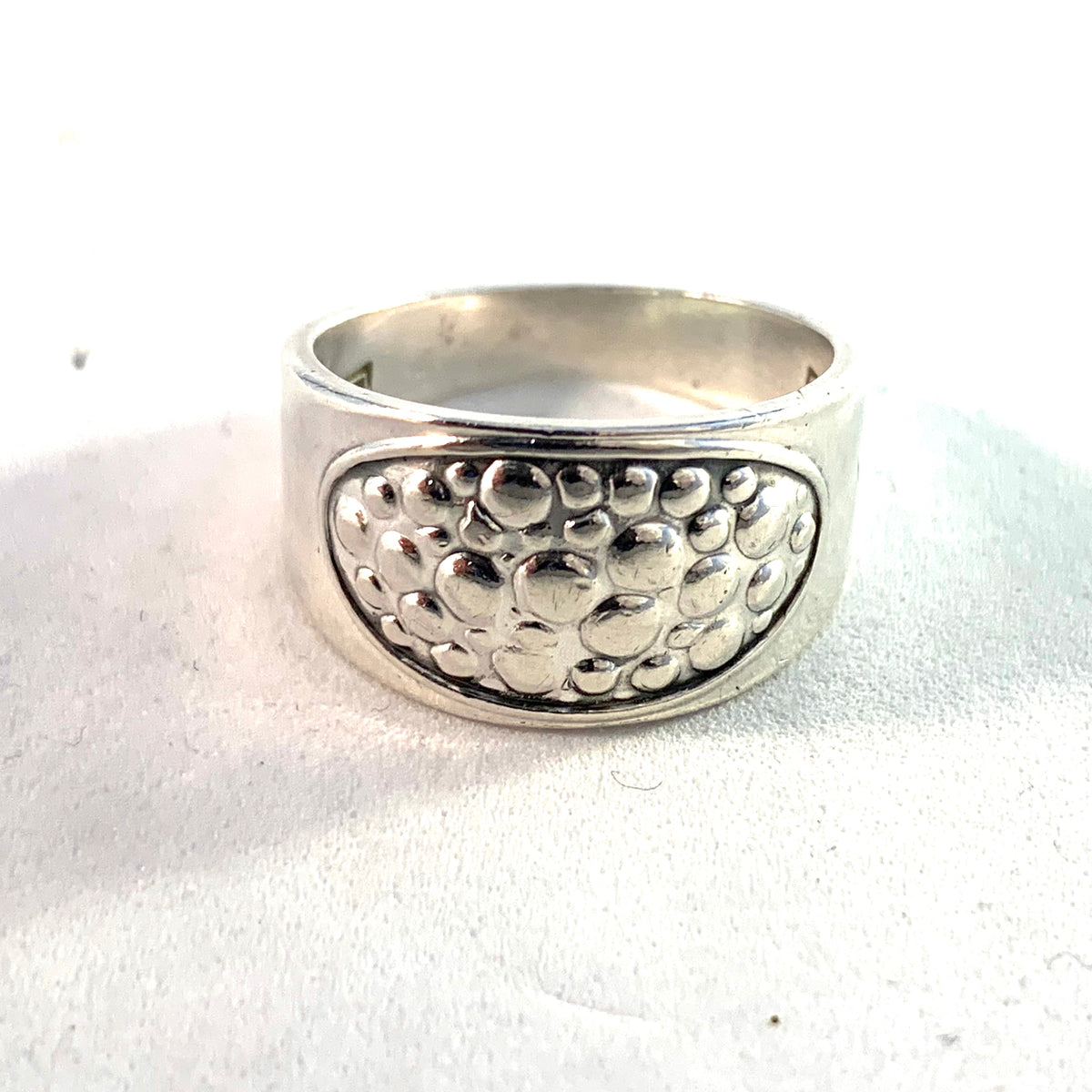Erik Granit, Finland 1964 Modernist Solid Silver Ring