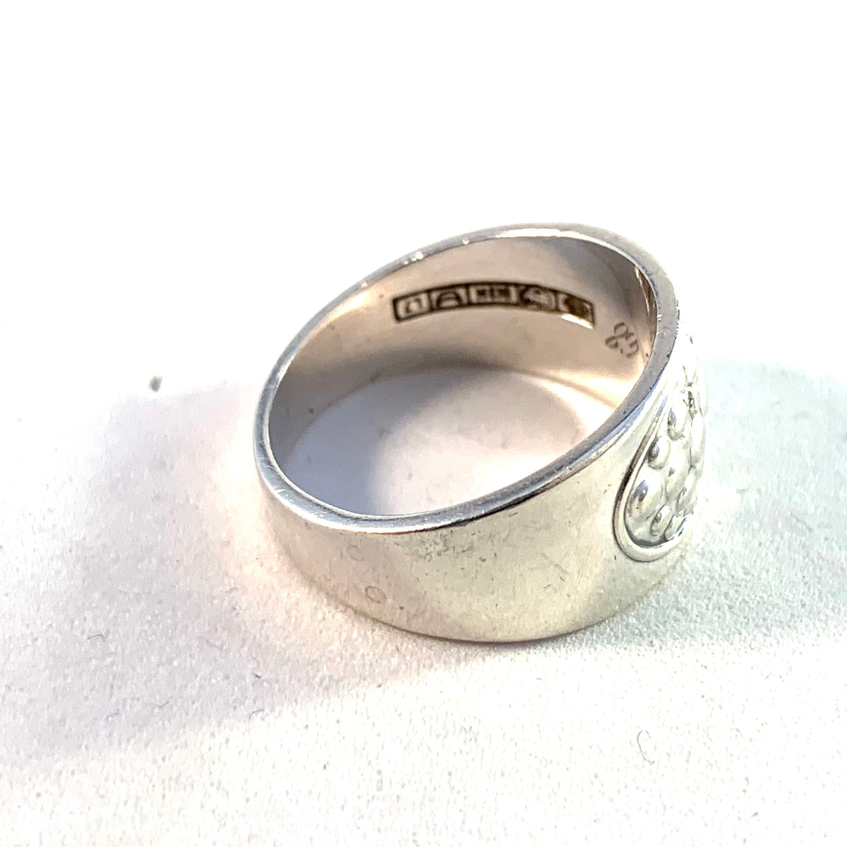 Erik Granit, Finland 1964 Modernist Solid Silver Ring