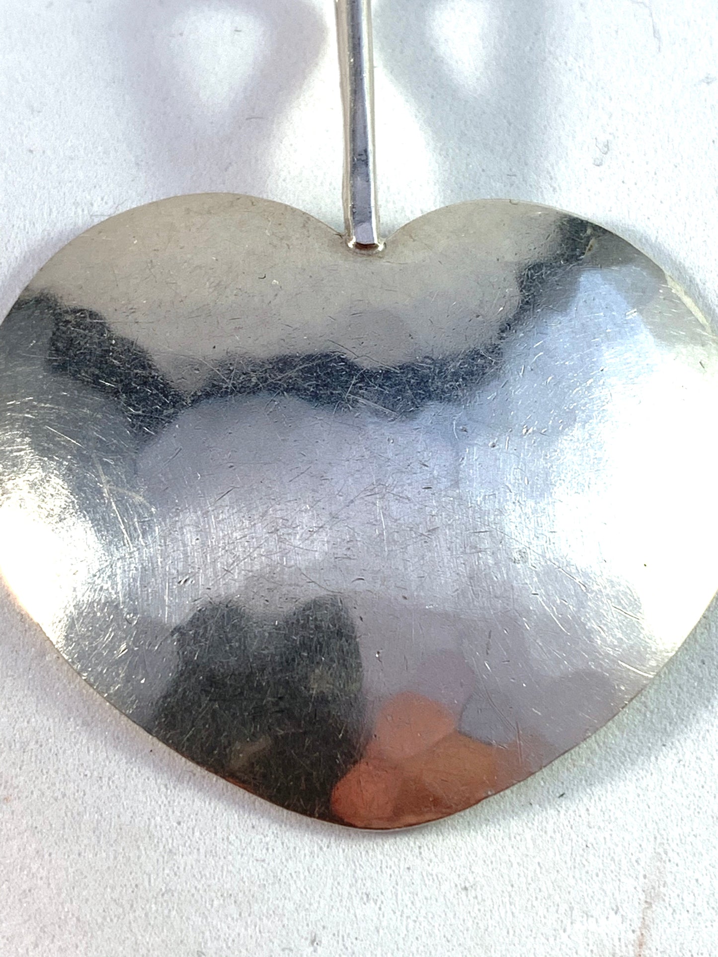 KE Palmberg for ALTON スウェーデン 1974年 スターリングシルバー ハート ラブ ペンダント