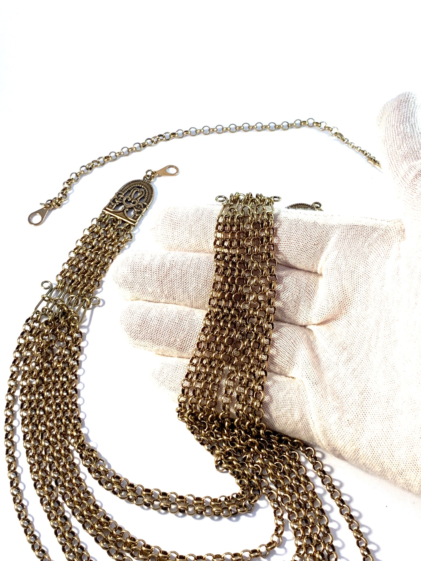 Kalevala Koru, Finland Vintage Massive Bronze Necklace. Design: Birds of Paradise.