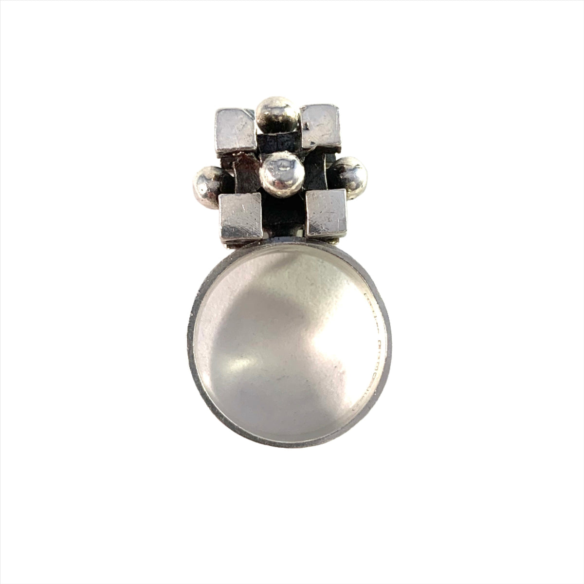 Pentti Sarpaneva for Turun Hopea Finland 1968 Modernist Bold Silver Ring.