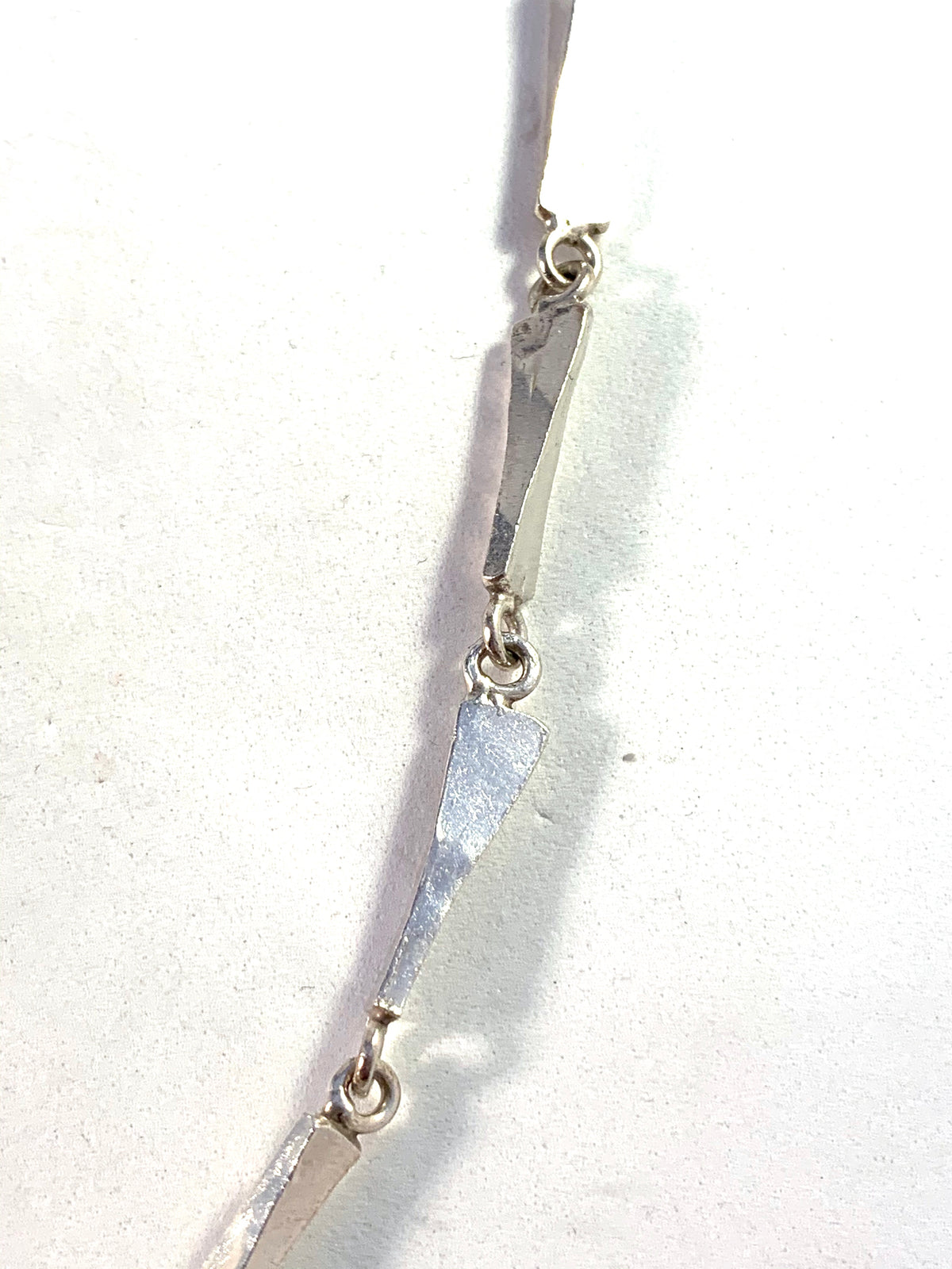 Horsens Solvvarefabrikk, Denmark 1960s Design no 202 Sterling Silver Necklace.