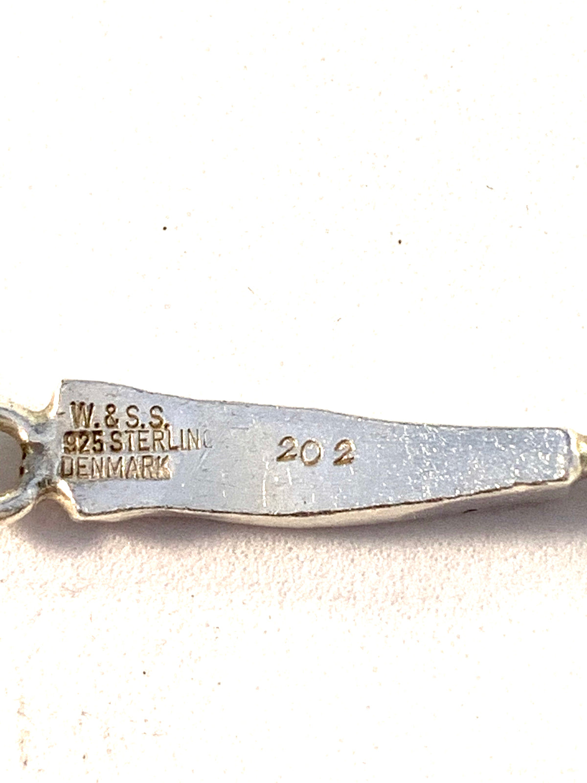 Horsens Solvvarefabrikk, Denmark 1960s Design no 202 Sterling Silver Necklace.