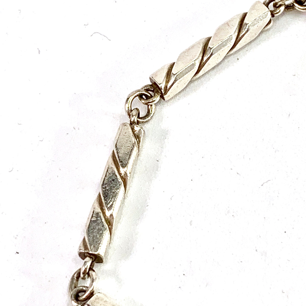 Arne Johansen, Denmark 1960s Sterling Silver Bracelet.