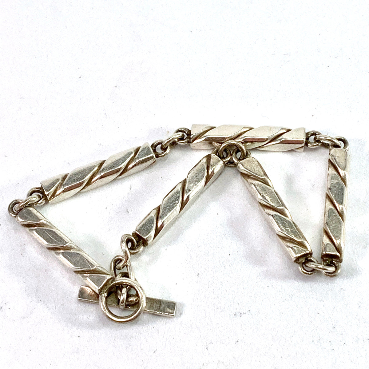 Arne Johansen, Denmark 1960s Sterling Silver Bracelet.