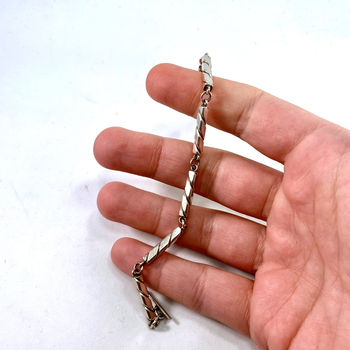 Arne Johansen, Denmark 1960s Sterling Silver Bracelet.