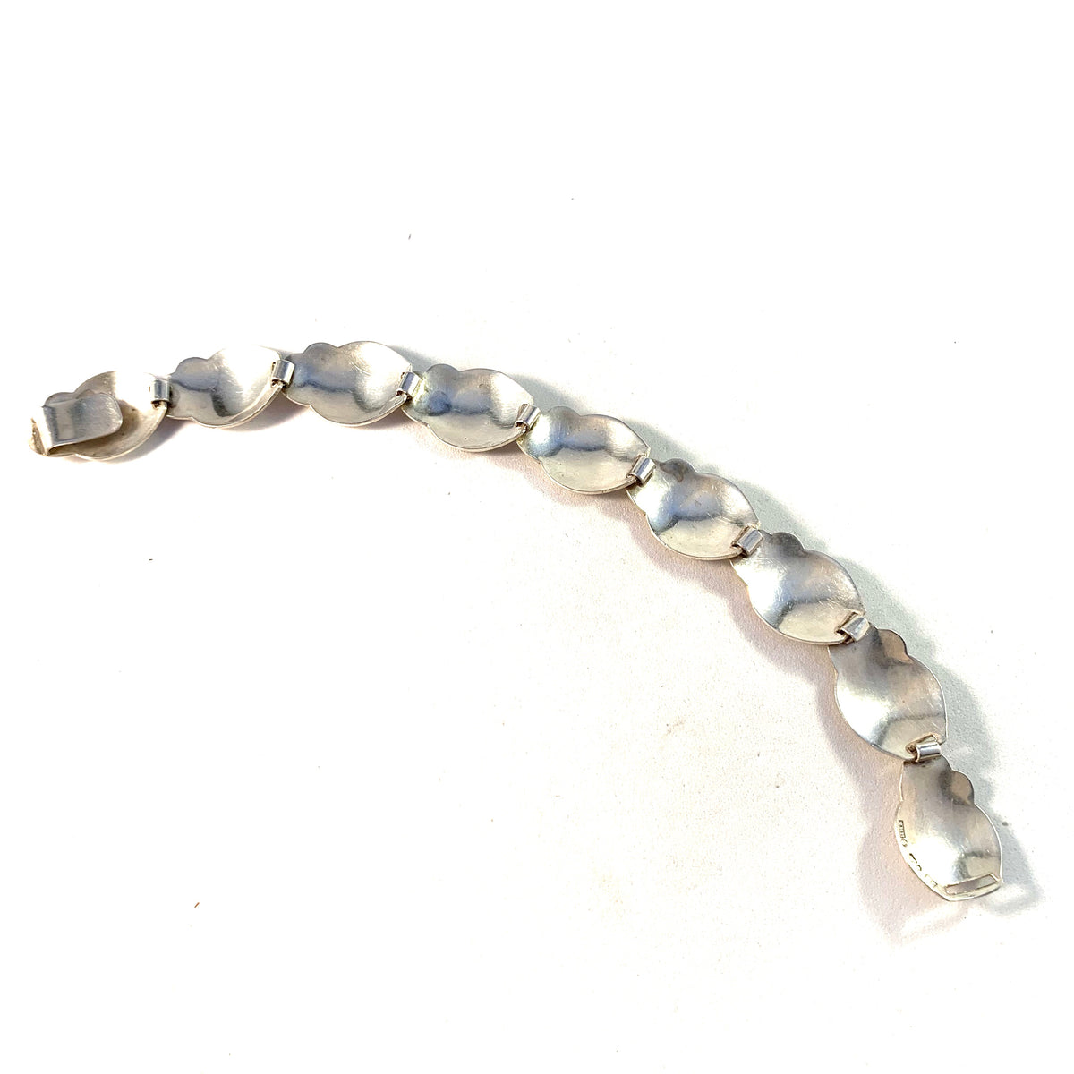 Elsbri, Stockholm 1958. Mid Century Sterling Silver Bracelet.