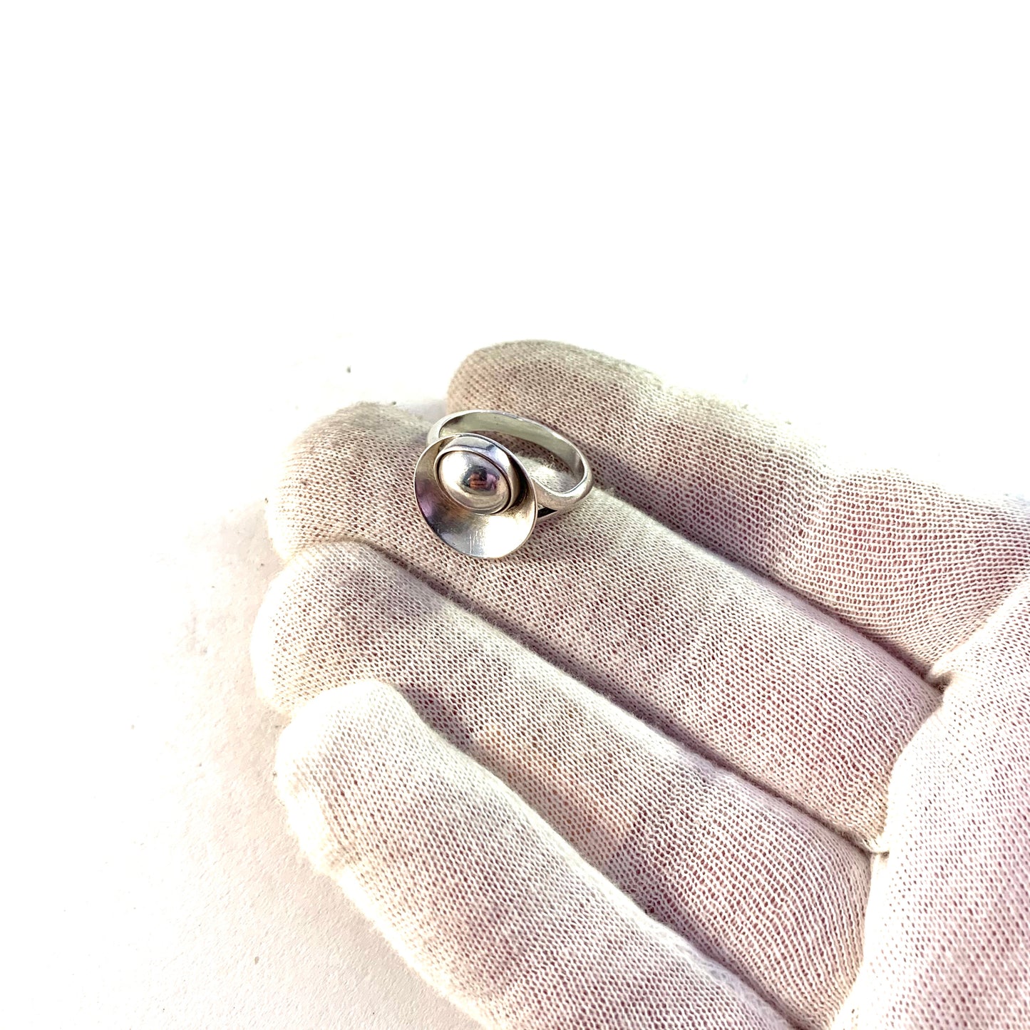 Niels Erik From, Denmark 1950-60s Sterling Silver Ring.