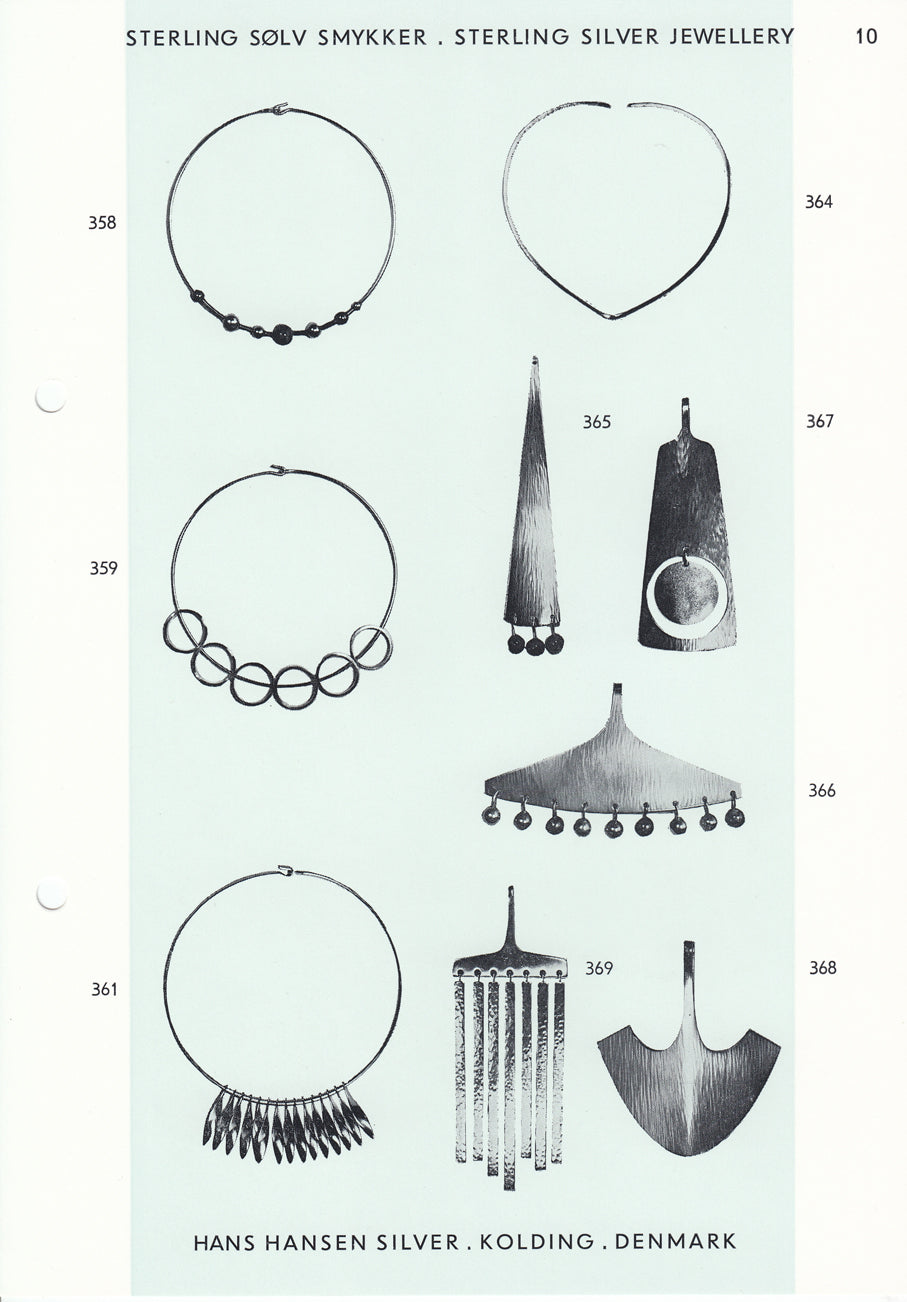 Bent Gabrielsen for Hans Hansen Denmark 1960s Sterling Silver Aventurine Pendant Necklace.