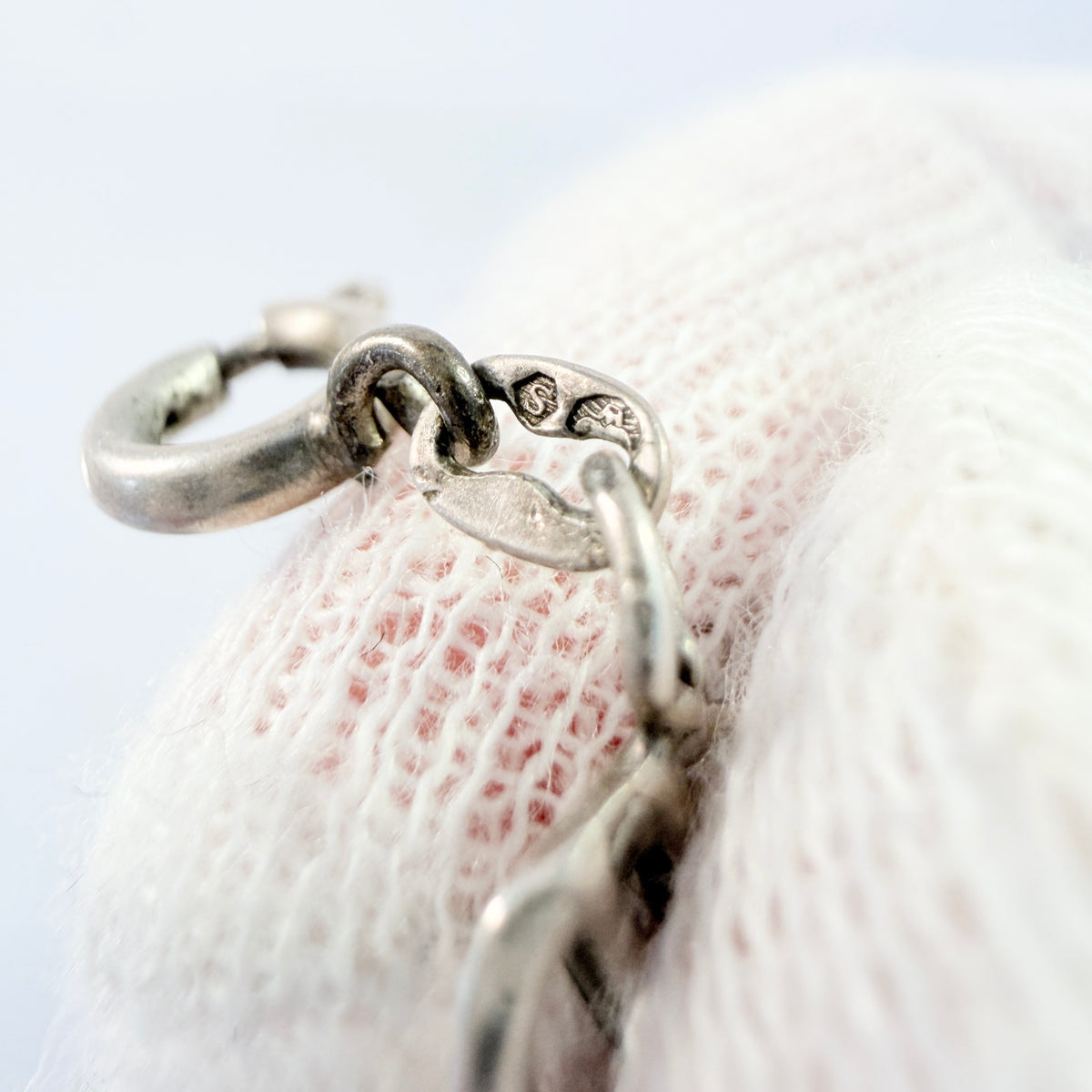 K&L-Kordes Lichtenfels, Germany c 1950s. Vintage Solid Silver Chrysoprase Bracelet.