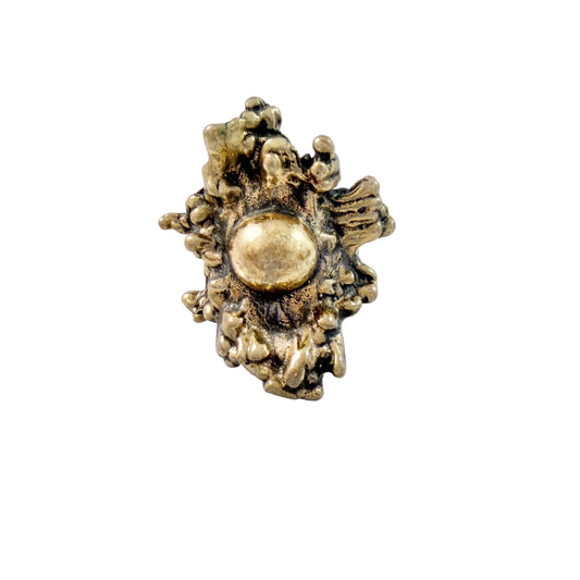 Pentti Sarpaneva, Finland 1970s. Bold Vintage Bronze Ring.