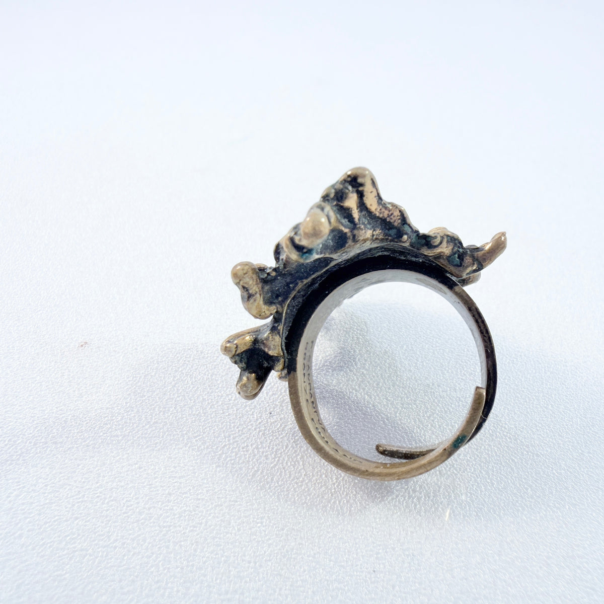Pentti Sarpaneva, Finland 1970s. Bold Vintage Bronze Ring.