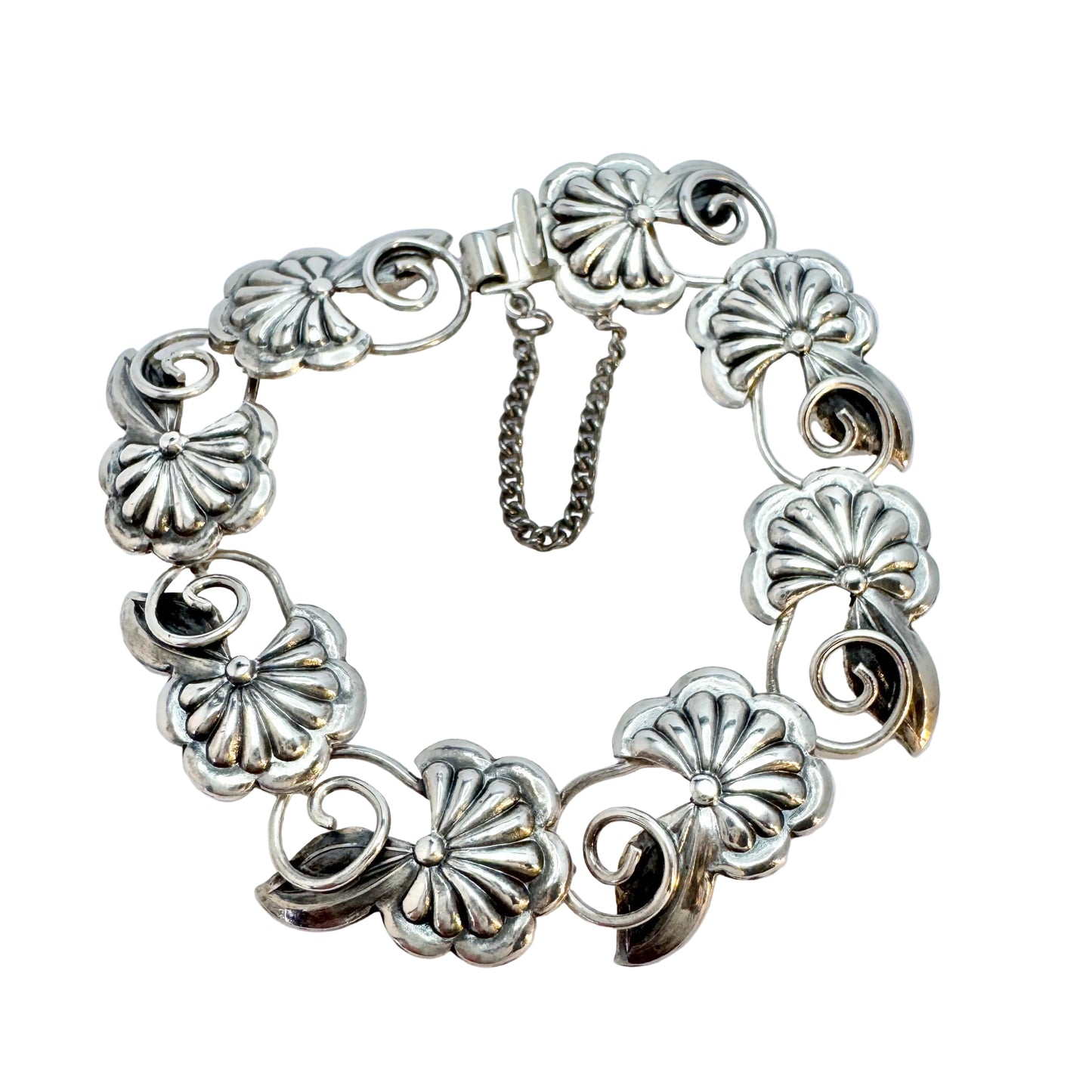 Victor Janson, Sweden 1962. Vintage Sterling Silver Bracelet.