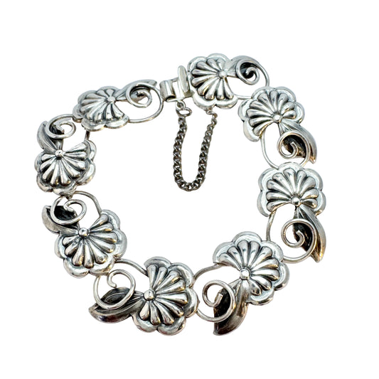 Victor Janson, Sweden 1962. Vintage Sterling Silver Bracelet.