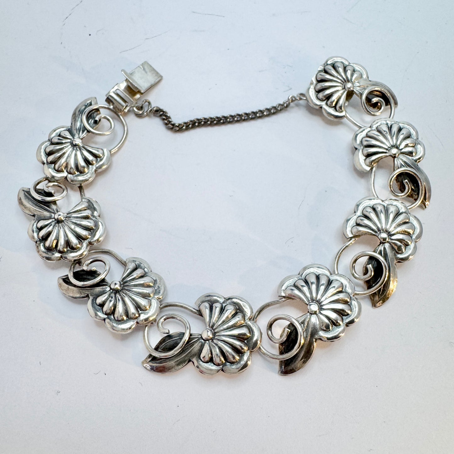 Victor Janson, Sweden 1962. Vintage Sterling Silver Bracelet.
