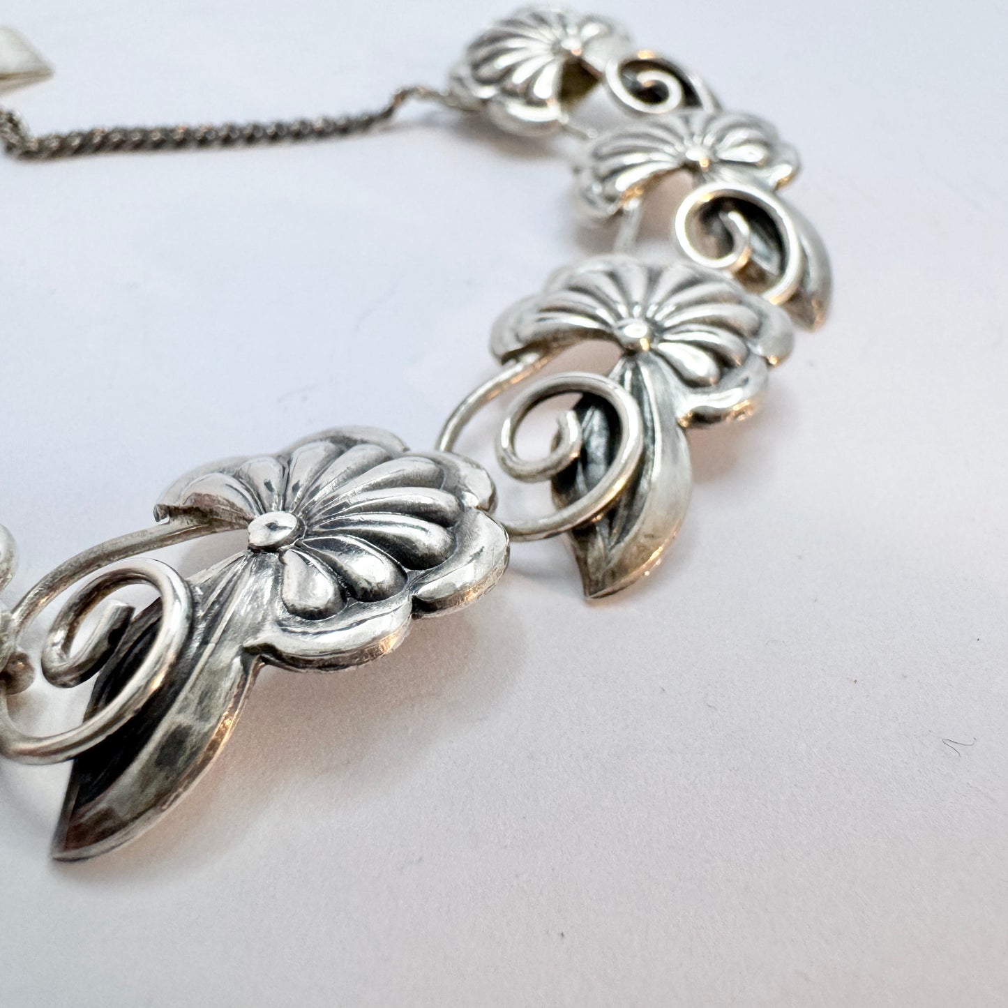 Victor Janson, Sweden 1962. Vintage Sterling Silver Bracelet.