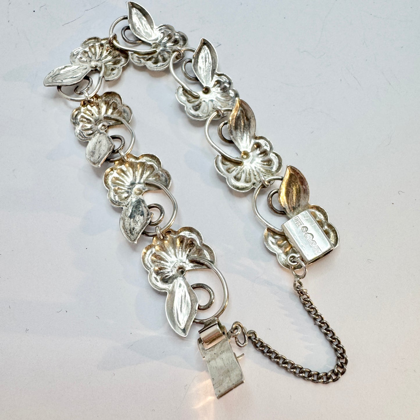 Victor Janson, Sweden 1962. Vintage Sterling Silver Bracelet.