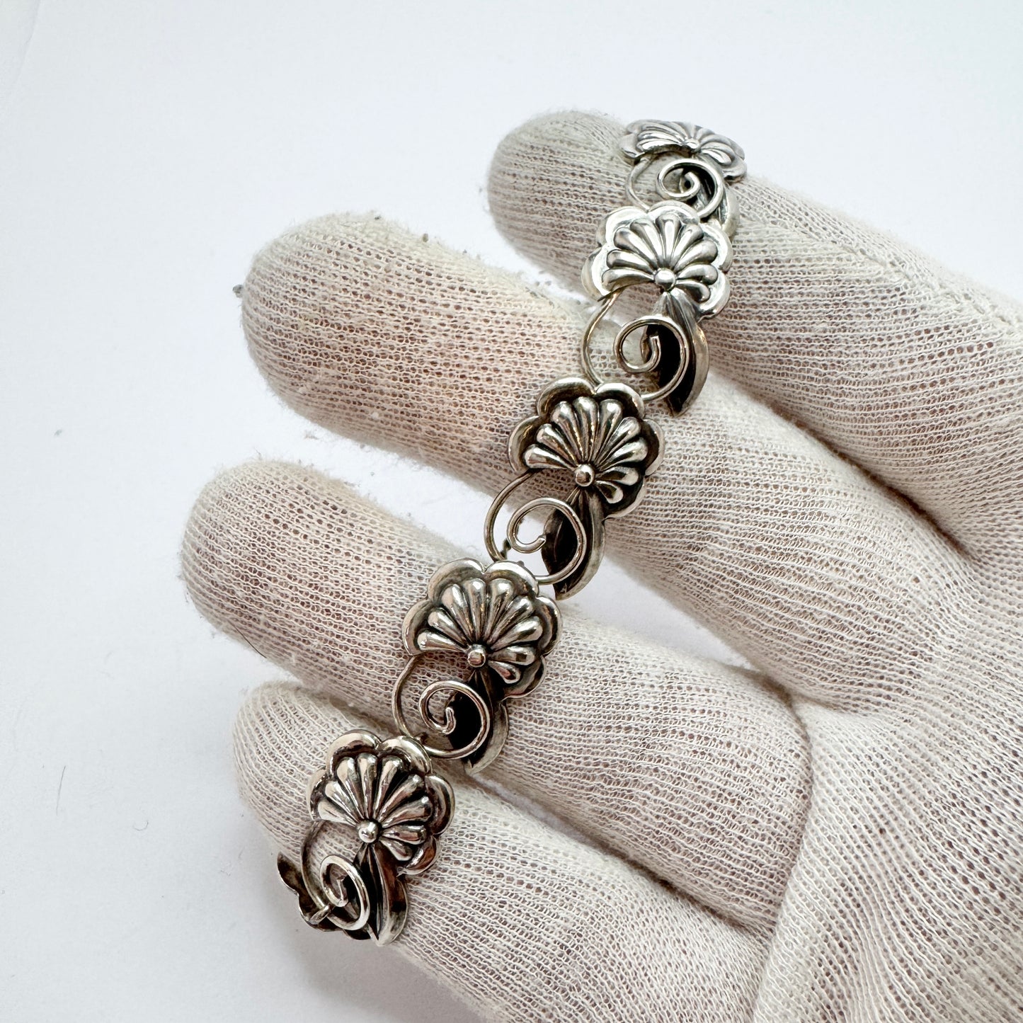 Victor Janson, Sweden 1962. Vintage Sterling Silver Bracelet.