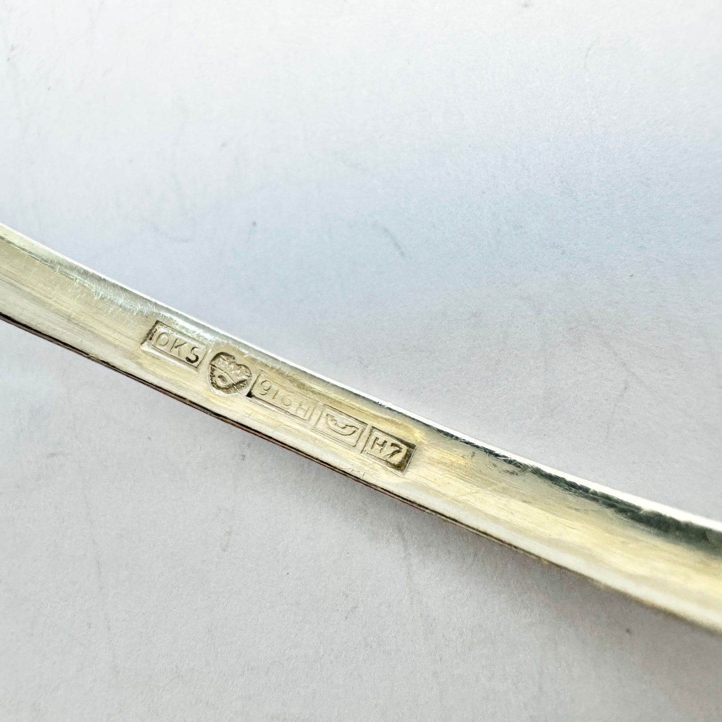 Olli K. Salmi, Finland 1961. Vintage Solid Silver Bangle Bracelet.