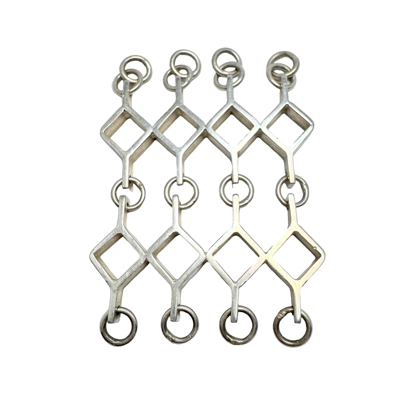 Jorma Laine for Kultateollisuus, Finland 1965. Vintage Solid Silver Pendant.