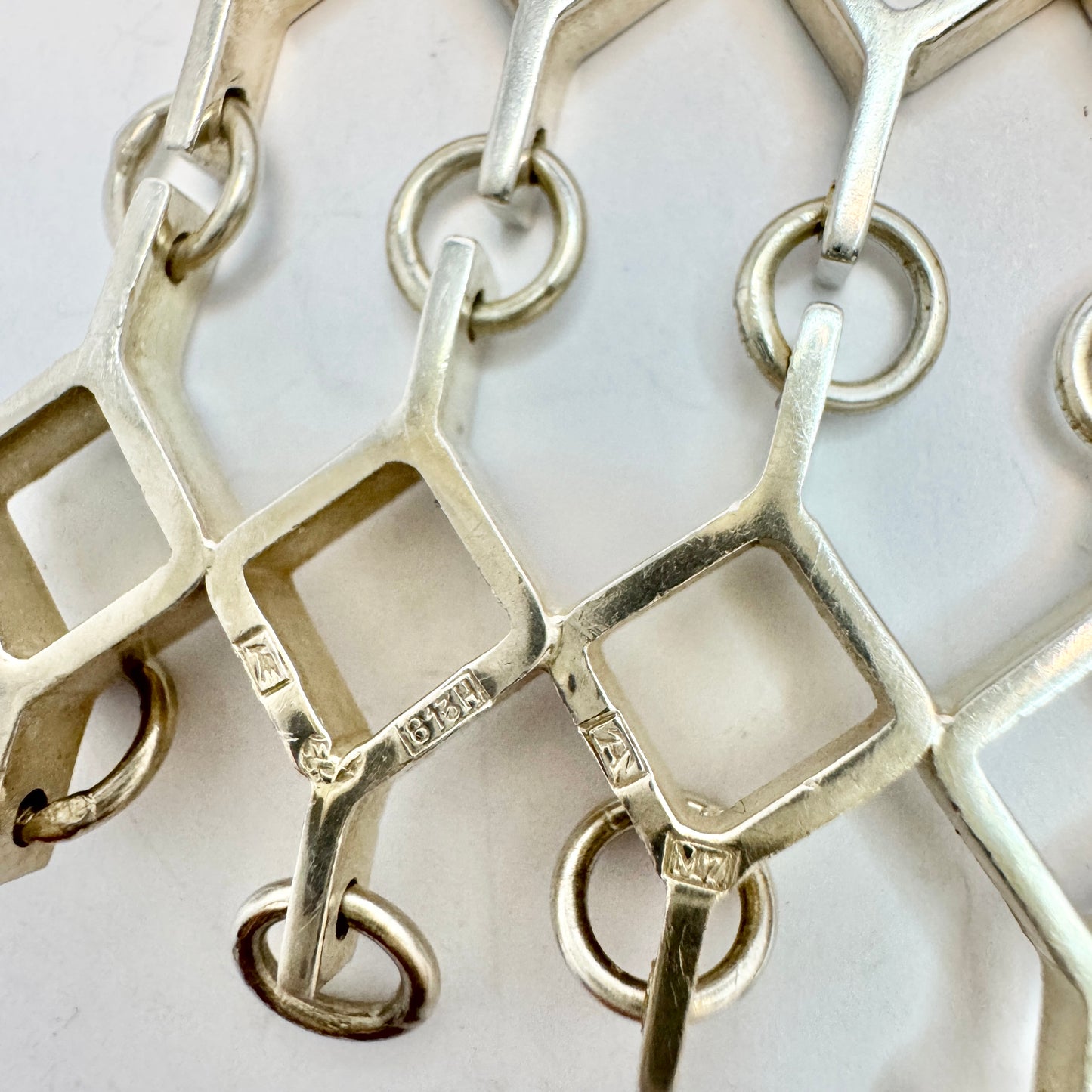Jorma Laine for Kultateollisuus, Finland 1965. Vintage Solid Silver Pendant.