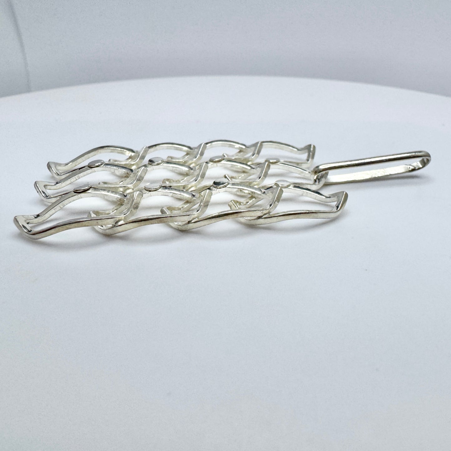 Helsinki, Finland year 1970. Vintage Solid Silver Pendant.