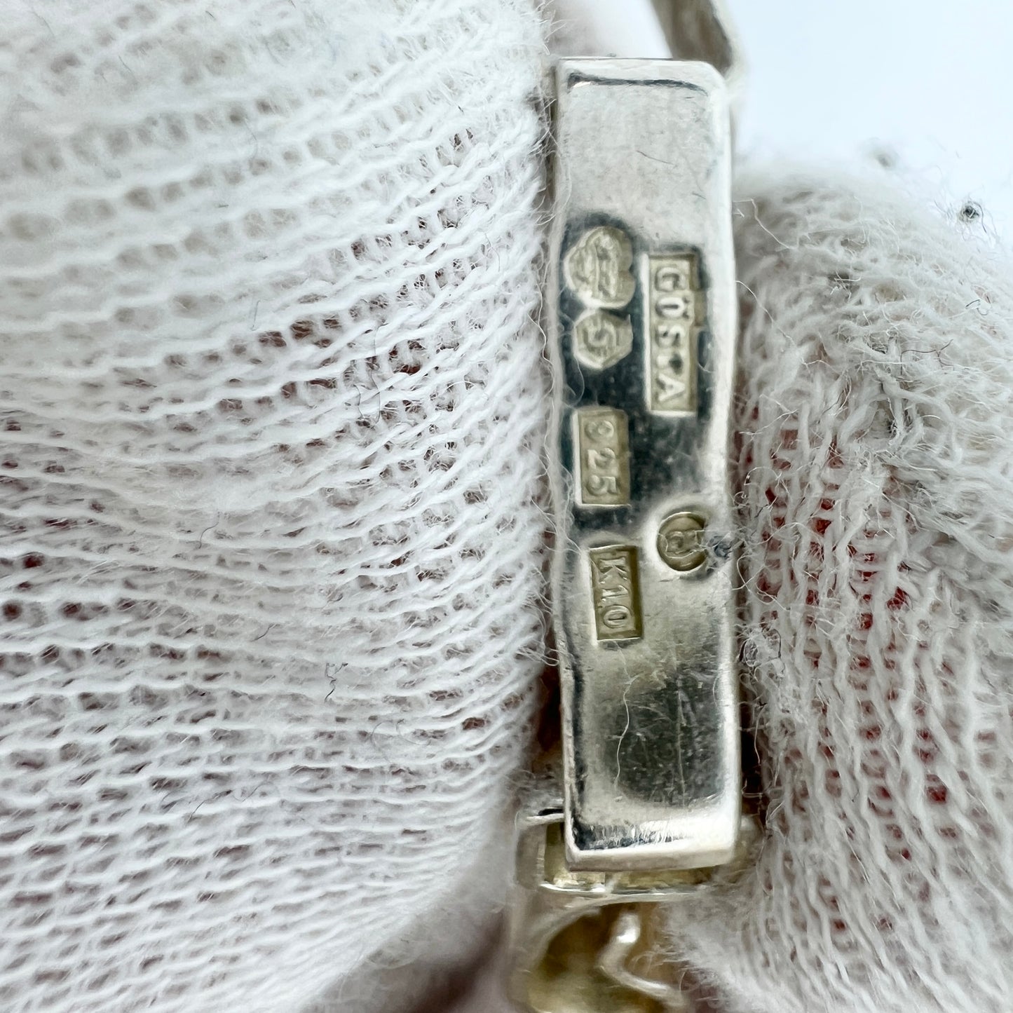 Gösta Christofferson, Sweden 1984. Vintage Sterling Silver Necklace.