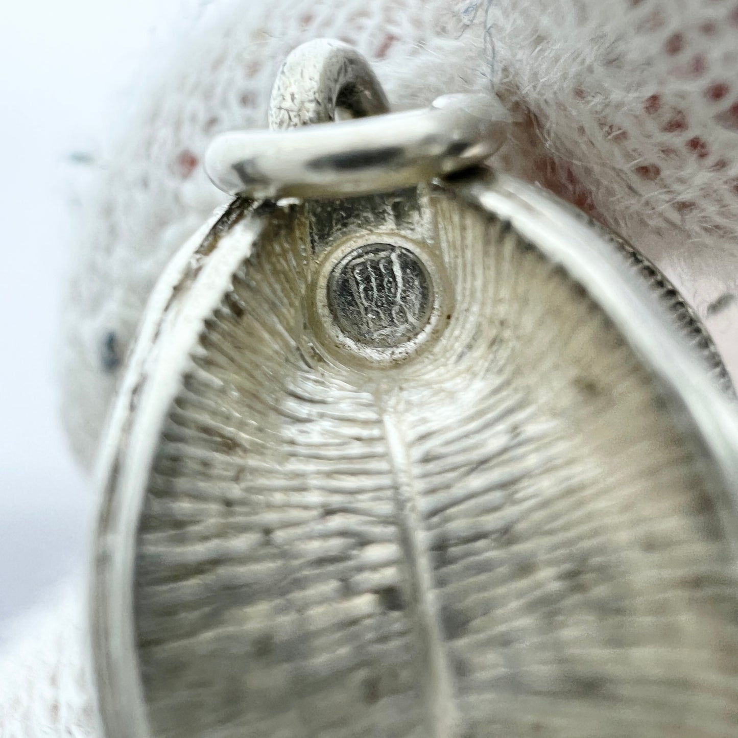 Kalevala Koru, Finland. Vintage Sterling Silver Sun Flower Charm Pendant.