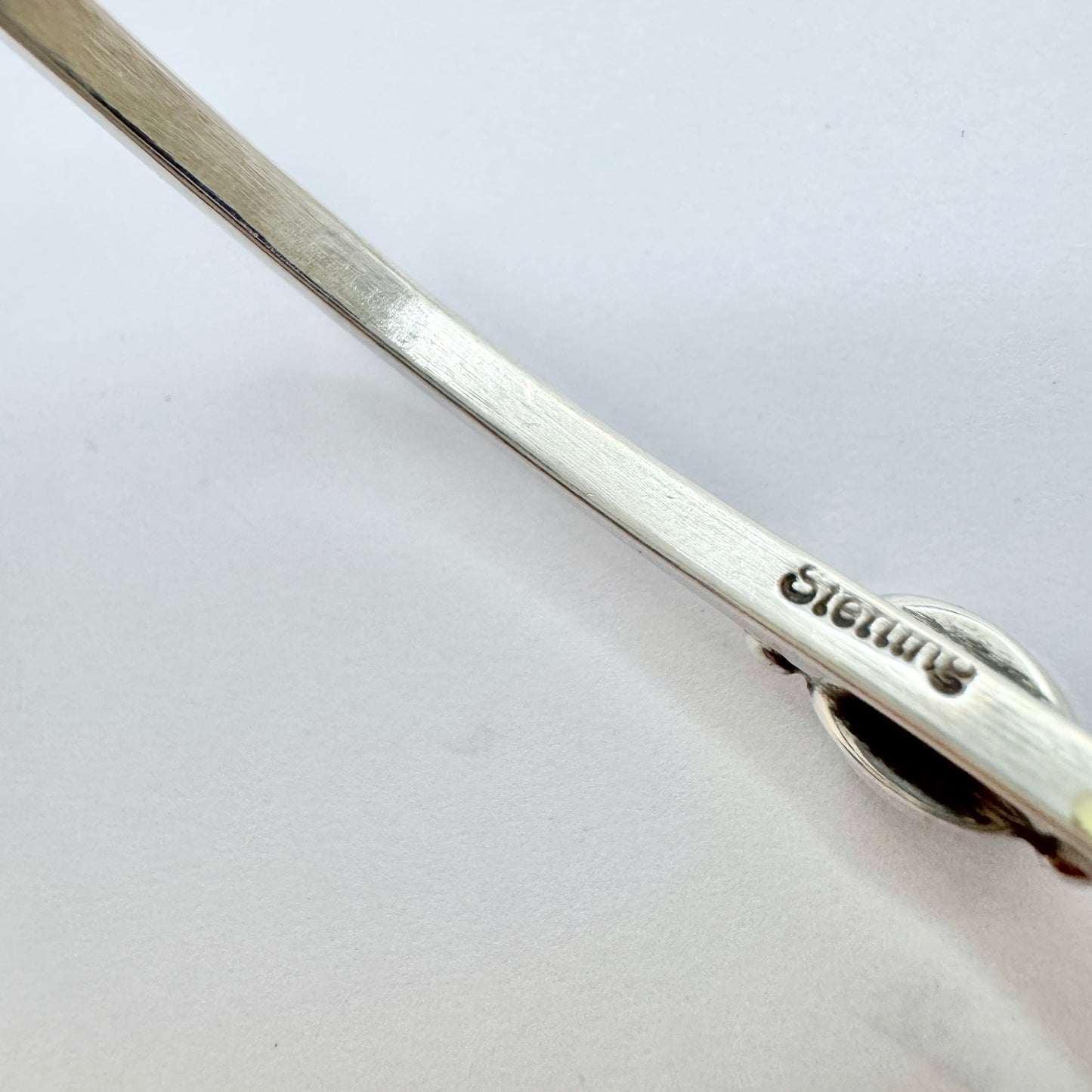 Vintage Native American Sterling Silver Turquoise Cuff Bangle Bracelet.