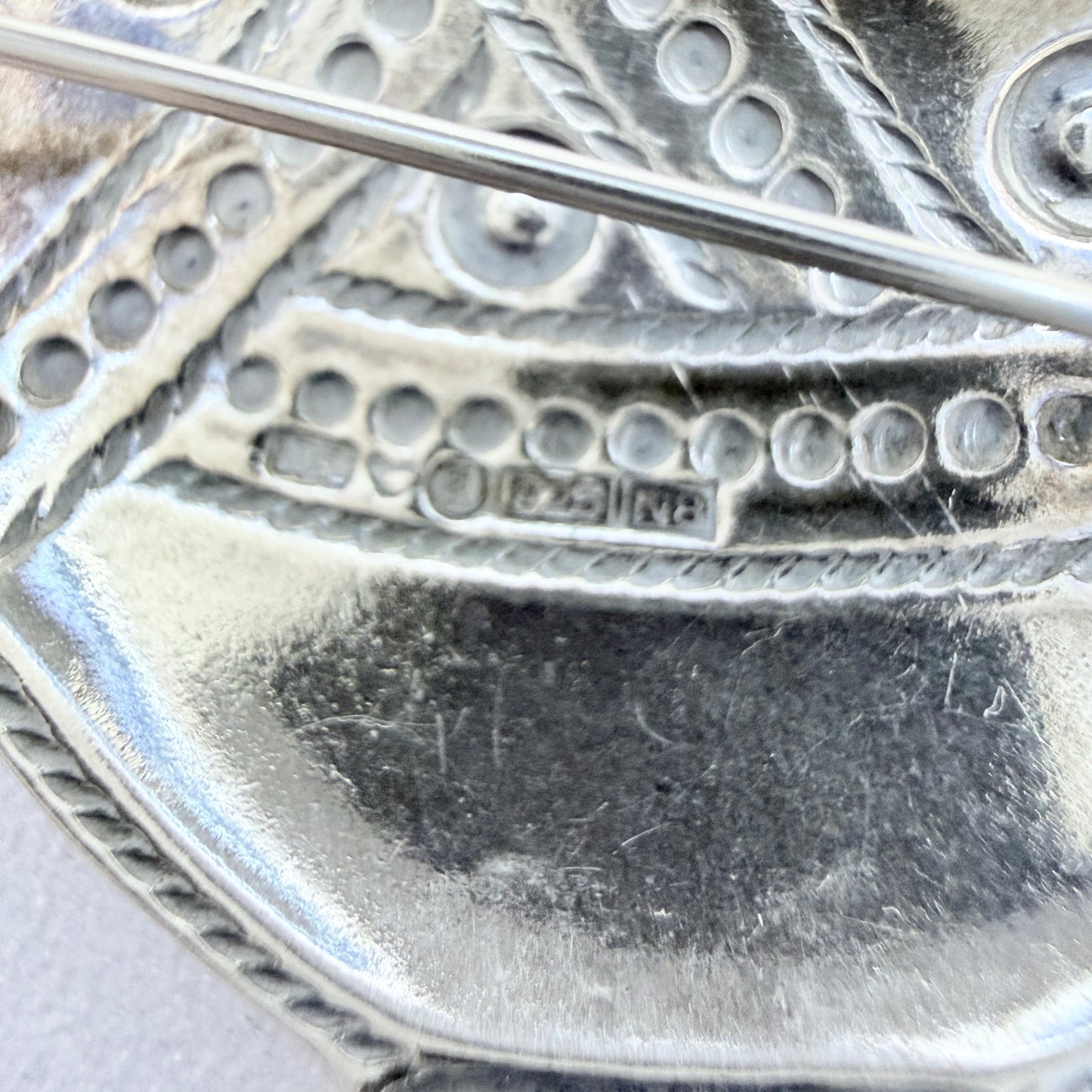 Kalevala Koru, Finland. Vintage Sterling Silver Bird Brooch.