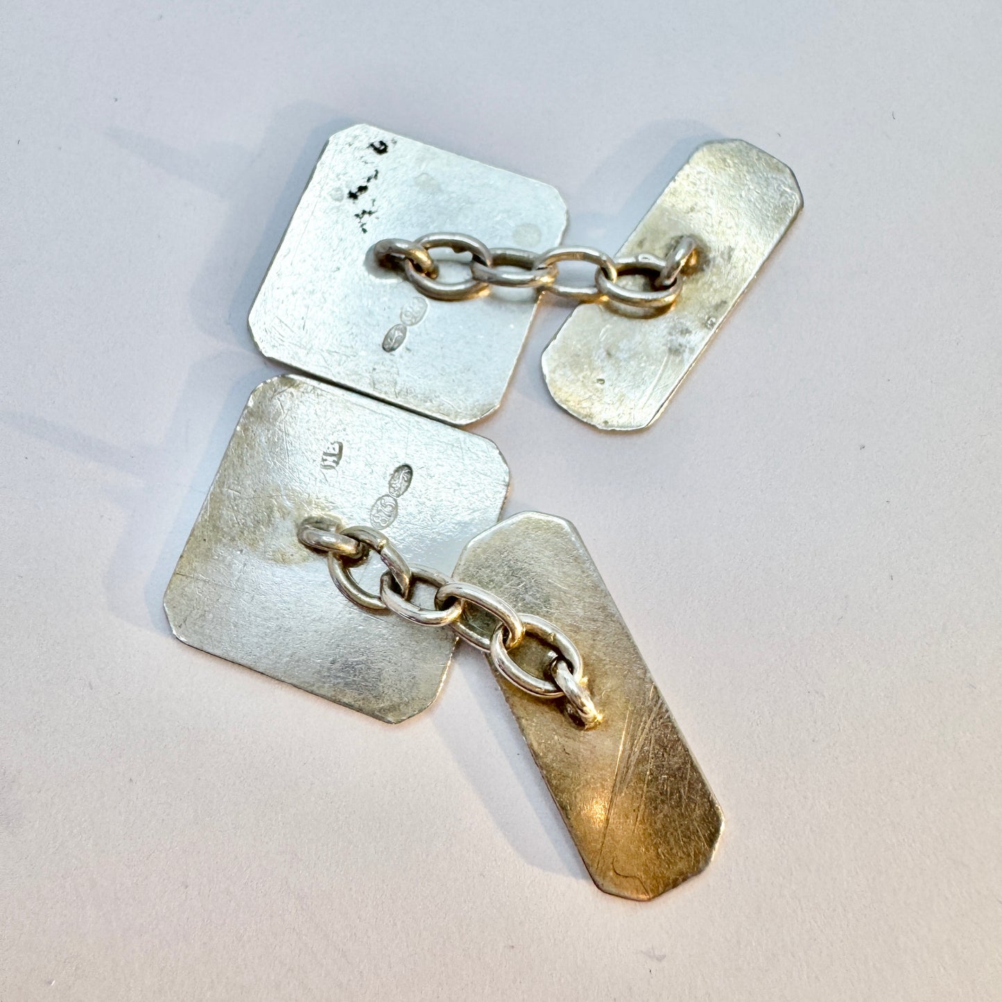 Estonia 1924-1939. Vintage Solid Silver Cufflinks. NR