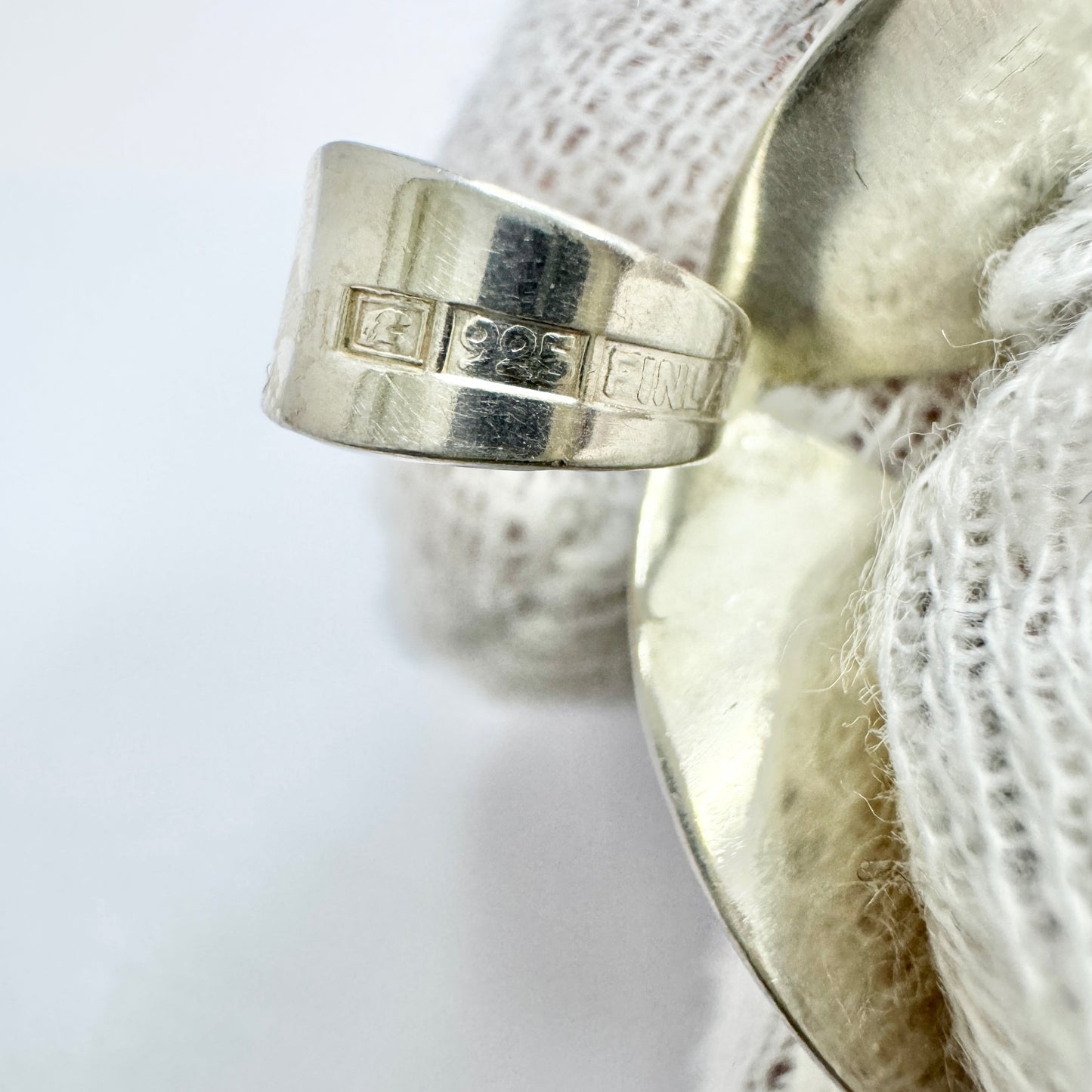 Salovaara, Finland 1970s. Vintage Sterling Silver Pendant.