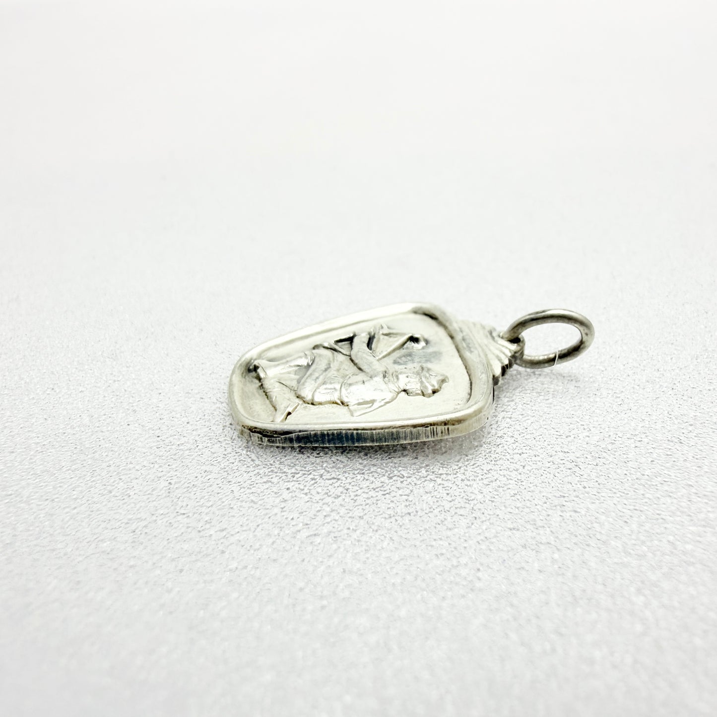 Alton, Sweden 1959. Vintage Solid Silver Zodiac Sagittarius Charm Pendant.