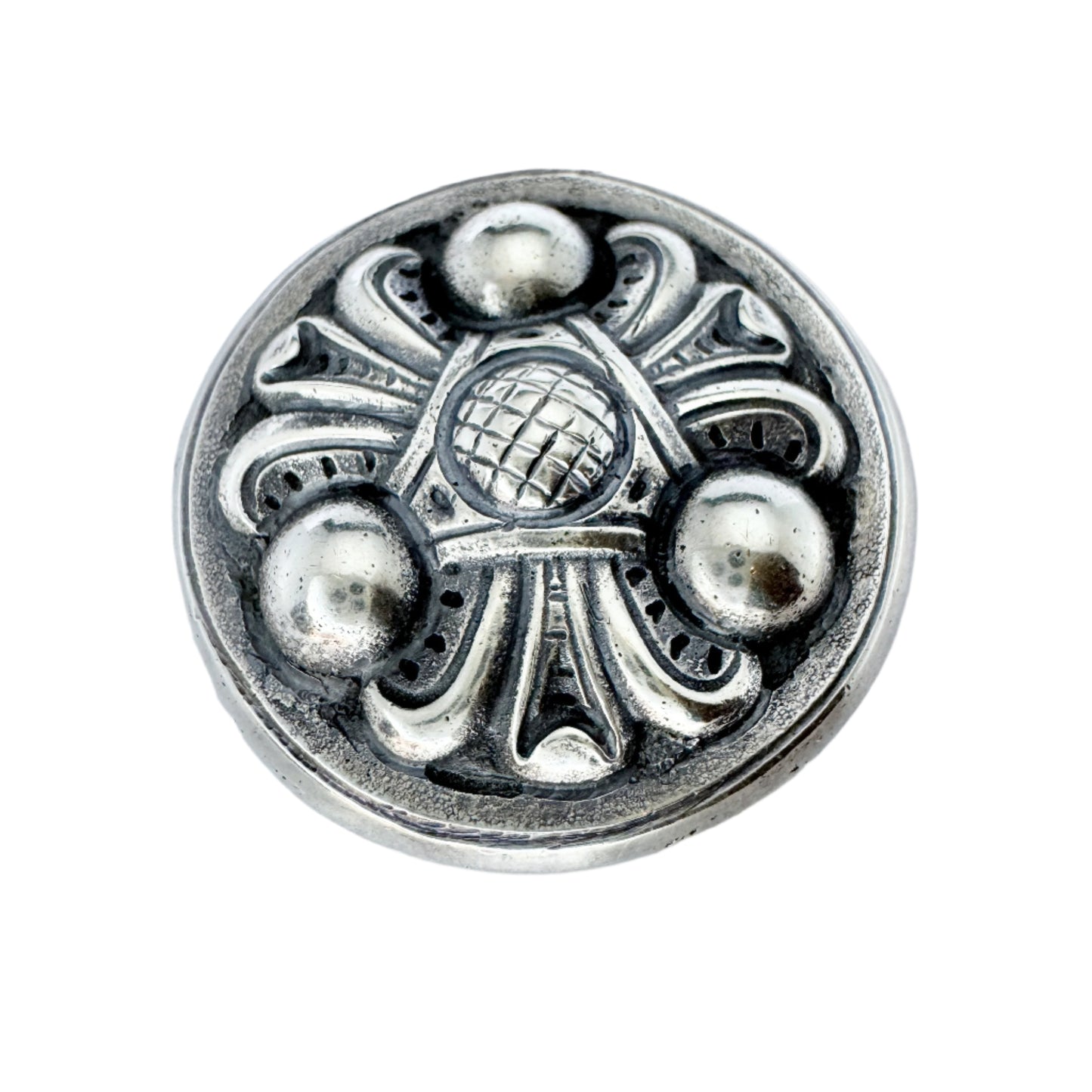 Henrik B. Møller, Norway. Vintage Solid Silver Brooch.