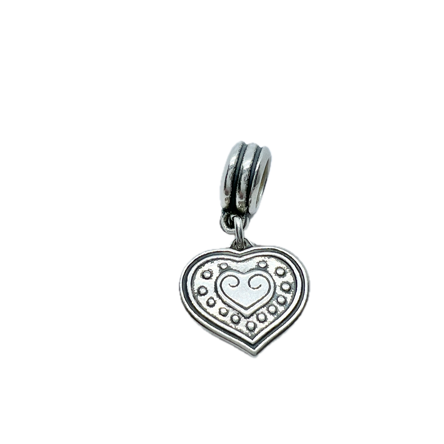 Kalevala Koru, Finland. Vintage Sterling Silver Heart Charm/Pendant.