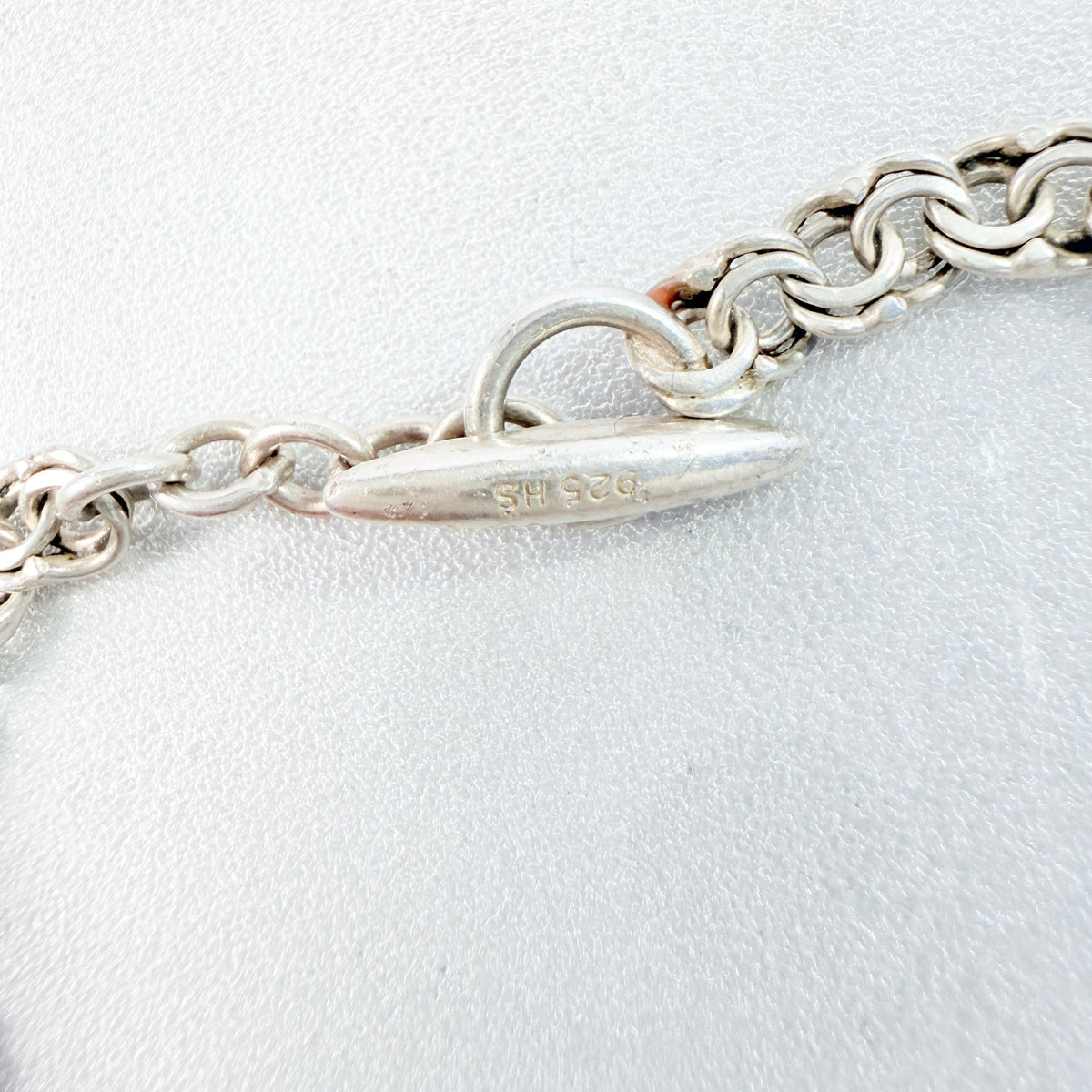 Herman Siersbøl, Denmark ca 1950s. Vintage Sterling Silver Bracelet w Toggle Clasp.