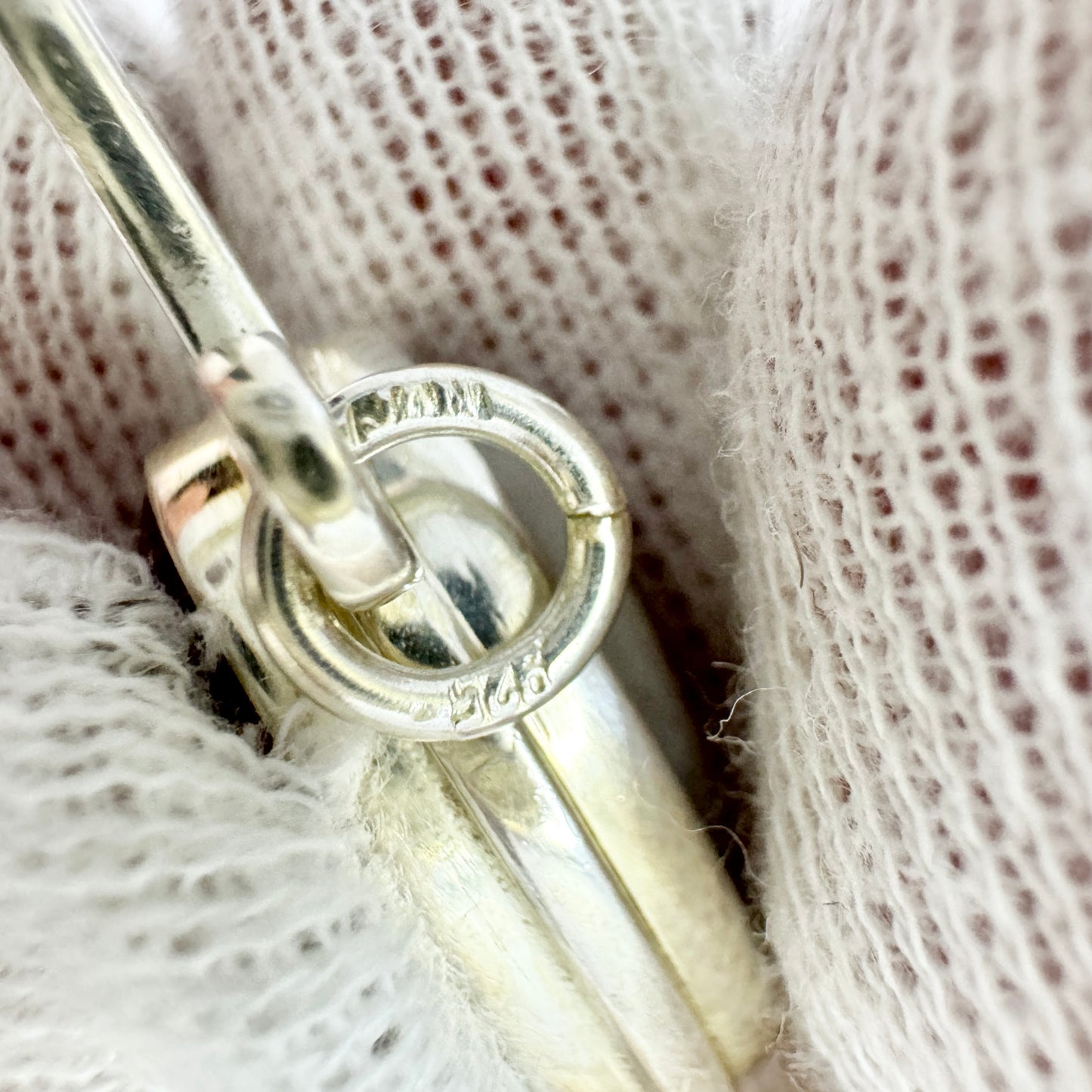 JAN, Finland. Vintage Sterling Silver Double Hardstone Ptarmigan Pendant.