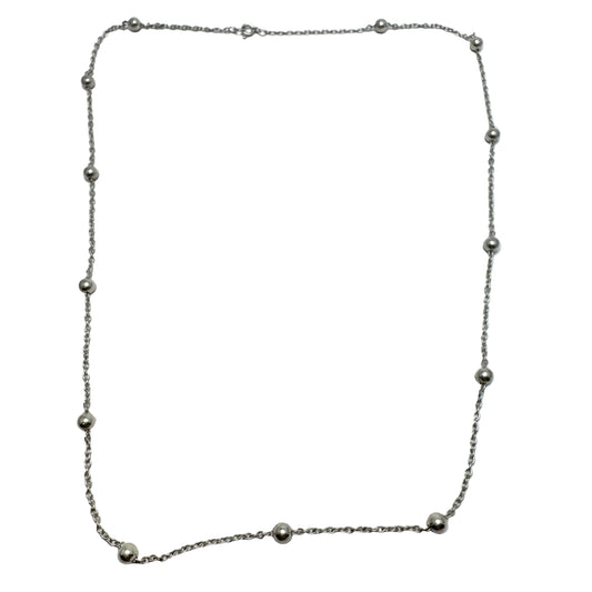 KM O/Y, Finland 1967. Vintage Solid Silver Necklace.