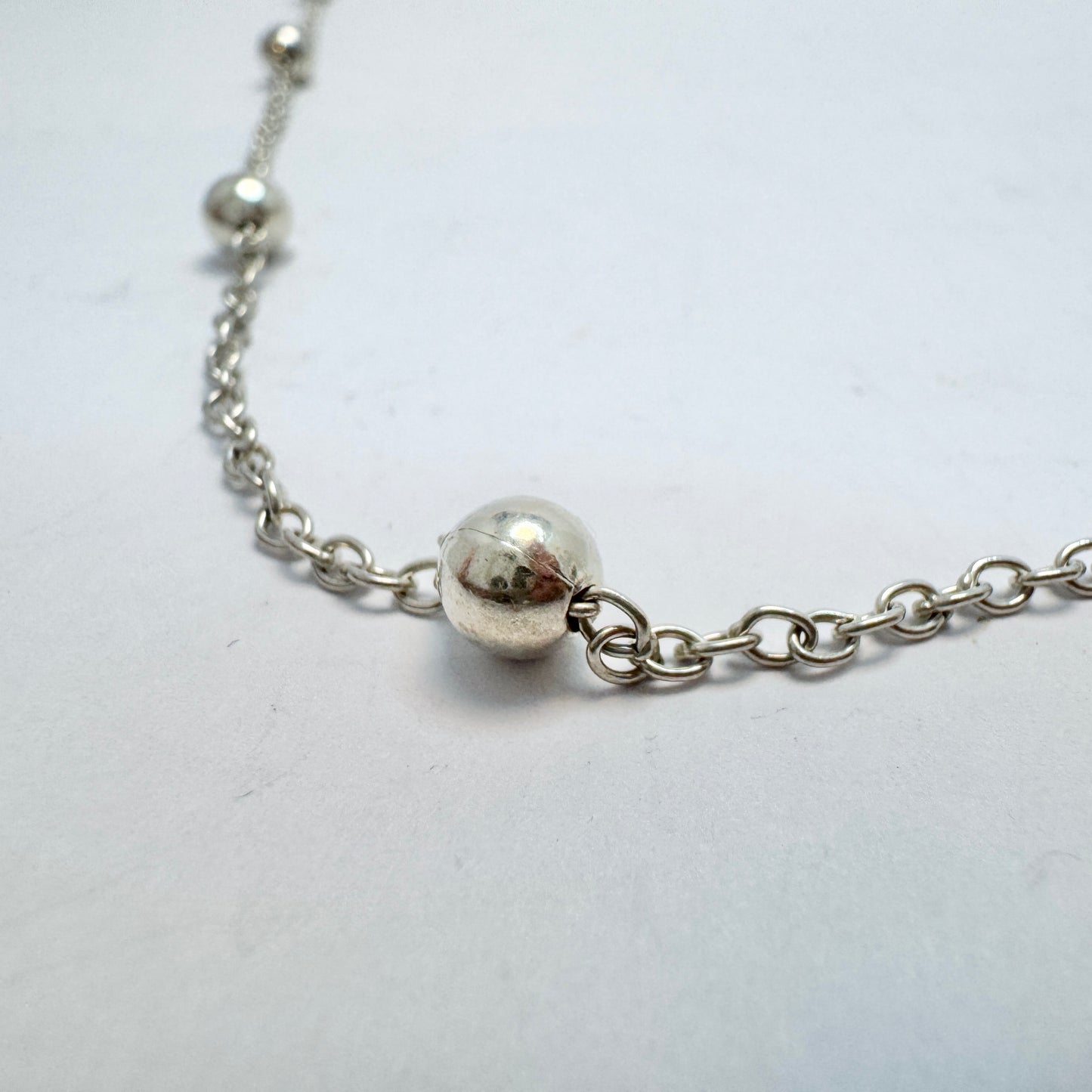 KM O/Y, Finland 1967. Vintage Solid Silver Necklace.