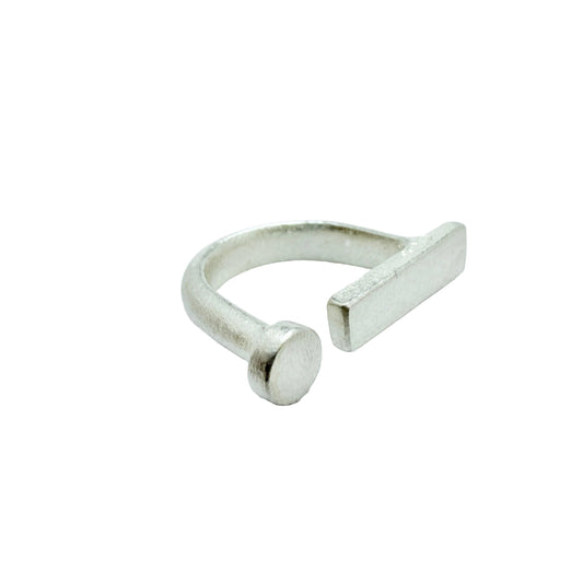 Chao & Eero, Finland Sterling Silver Exclamation Mark Ring