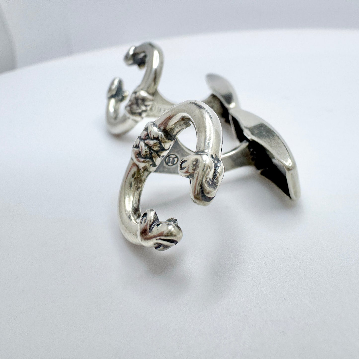 Kalevala Koru, Finland. Vintage Sterling Silver Cufflinks.