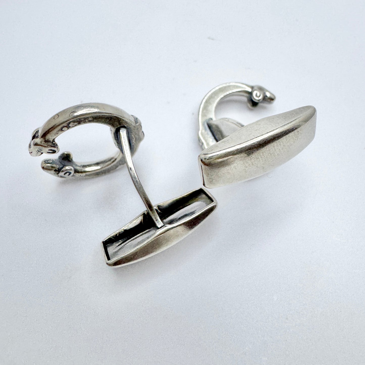 Kalevala Koru, Finland. Vintage Sterling Silver Cufflinks.