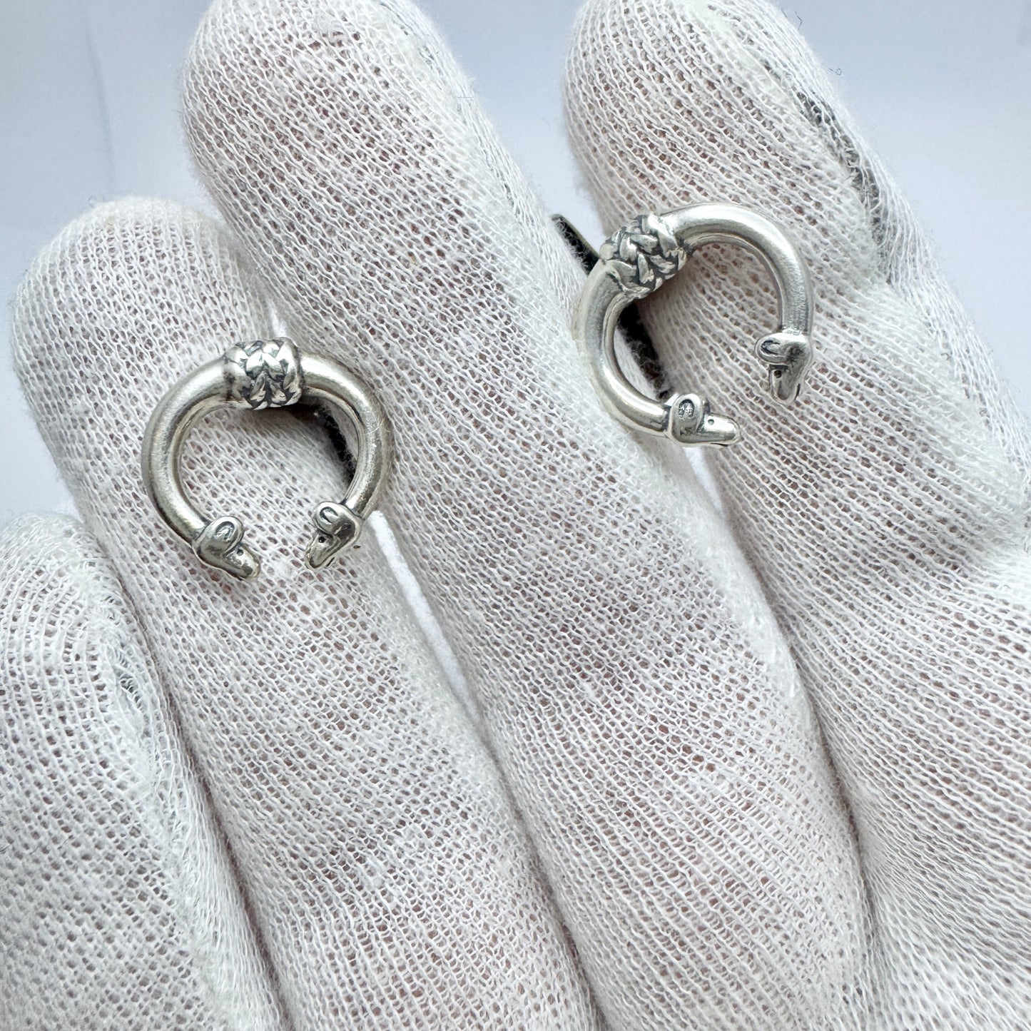 Kalevala Koru, Finland. Vintage Sterling Silver Cufflinks.