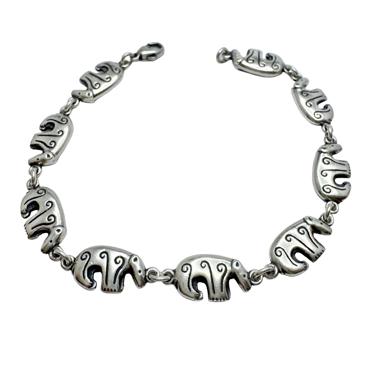 Kalevala Koru, Finland 2002. Sterling Silver Bear Bracelet.
