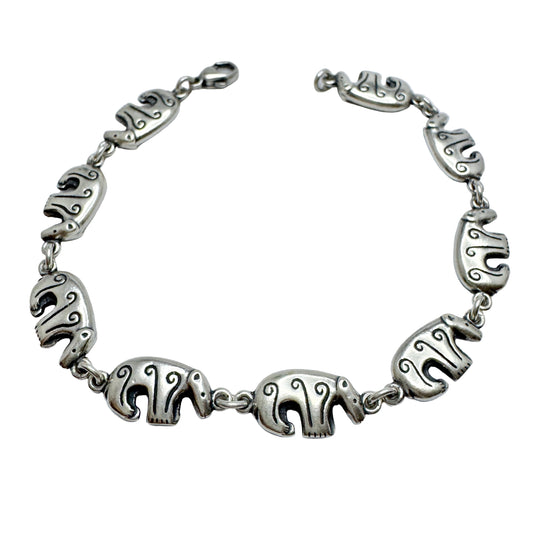 Kalevala Koru, Finland 2002. Sterling Silver Bear Bracelet.