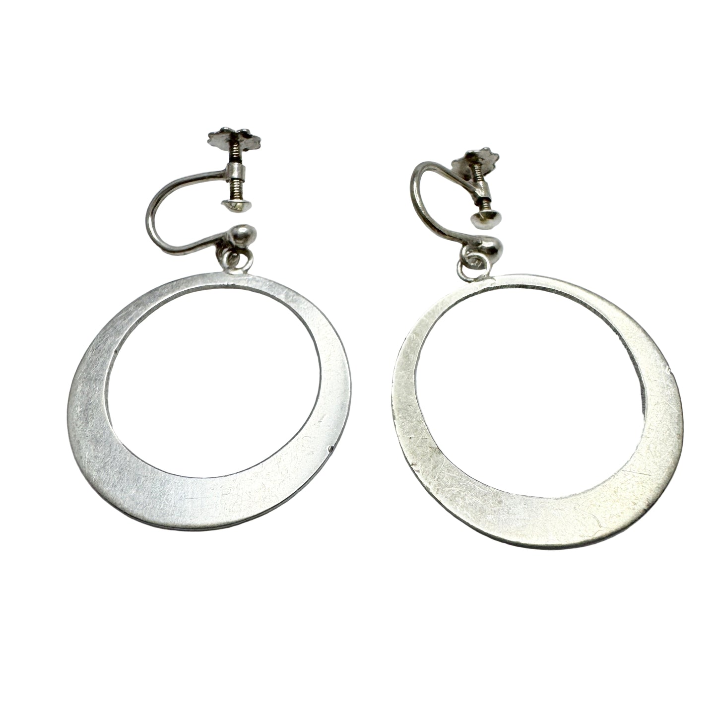 Holger Stjerntoft. Sweden 1951. Vintage Sterling Silver Earrings.