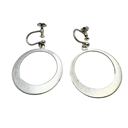 Holger Stjerntoft. Sweden 1951. Vintage Sterling Silver Earrings.