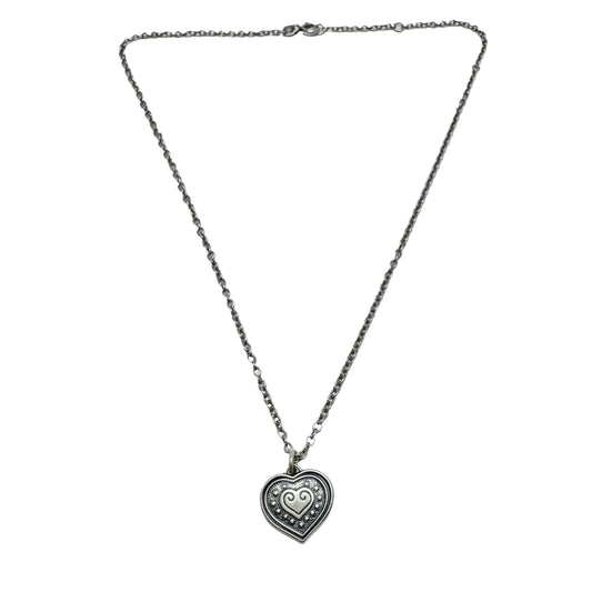 Kalevala Koru, Finland. Vintage Sterling Silver Heart Pendant Necklace.